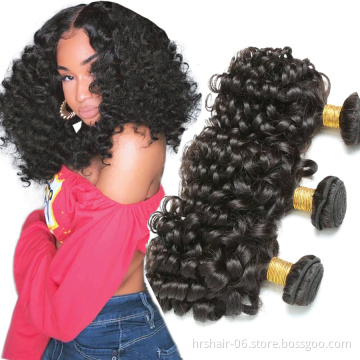 Top Quality Grade 12A Double Drawn Funmi Bouncy Curl Human Hair Extension
